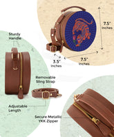 Compact Sling Bag | I Aroar You - Blue